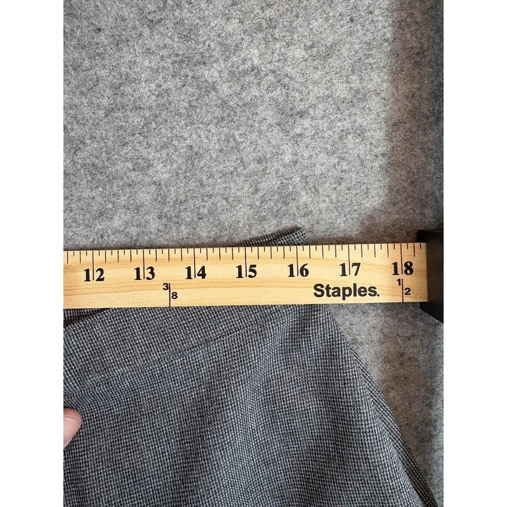 Vintage 1970s Levis Bend Over Pants Mens 34 Grey Houndstooth Deadstock Pleated